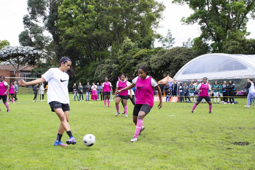 Partido de la Copa Goleadoras Nike 2022 de fútbol femenino
